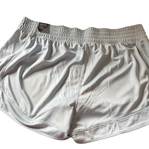 adidas Pacer Training Shorts Women’s 2X NWT 3” High Rise Light Blue - Picture 3 of 7